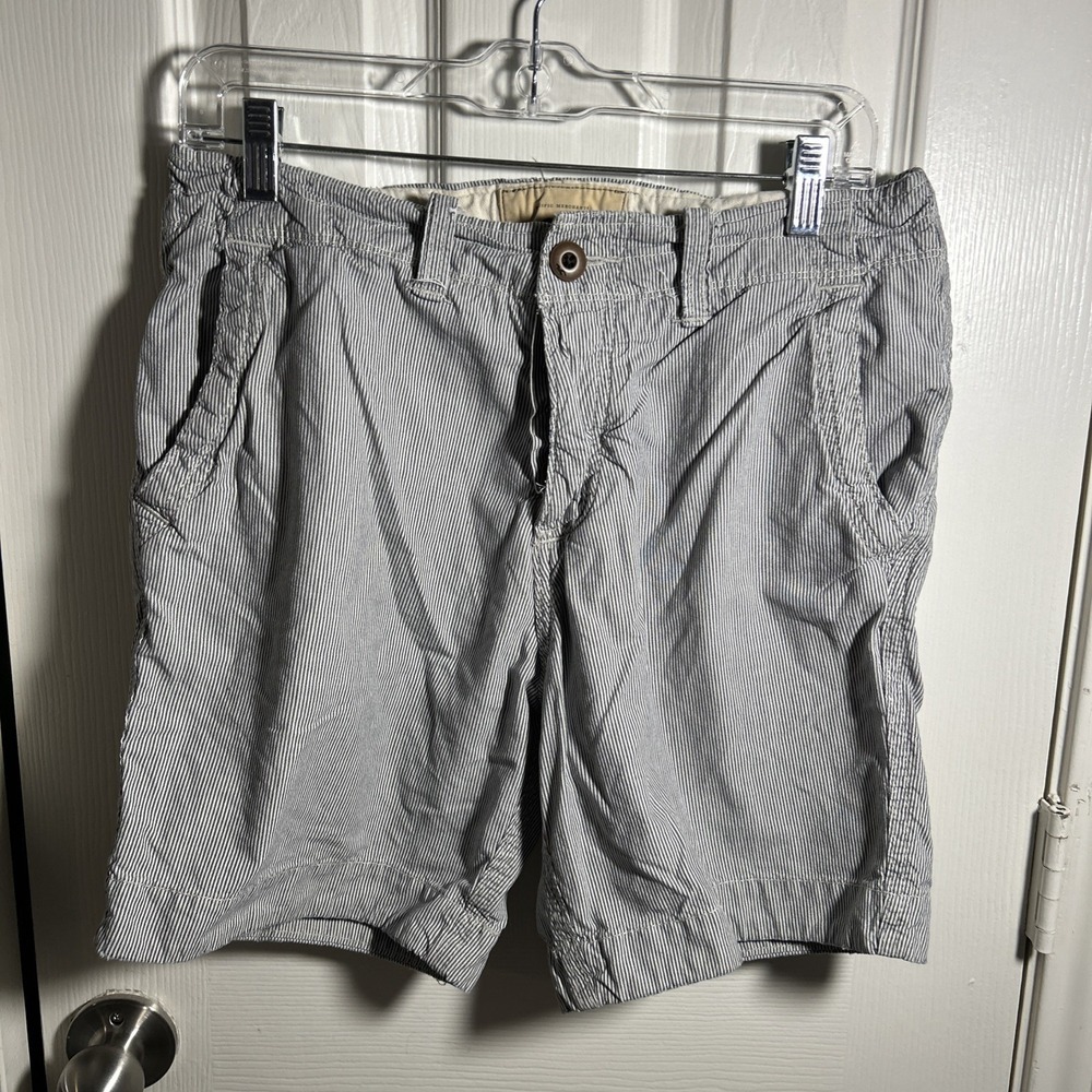 Hollister Shorts Hits Above The Knee Men Size 30 Striped Button Fly